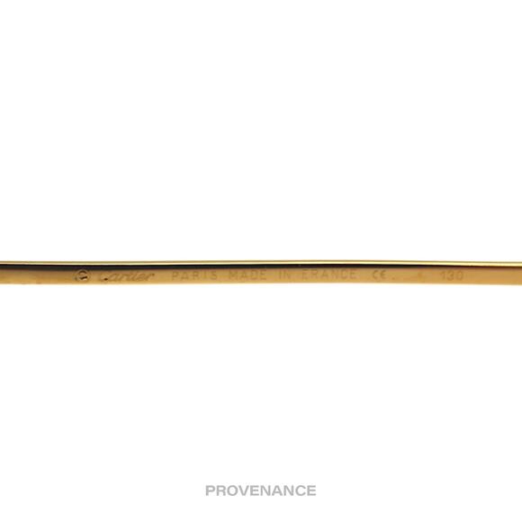 🔴 Cartier Romance Louis (Drake) Sunglasses - Gold Pink 54 - Picture 11 of 12